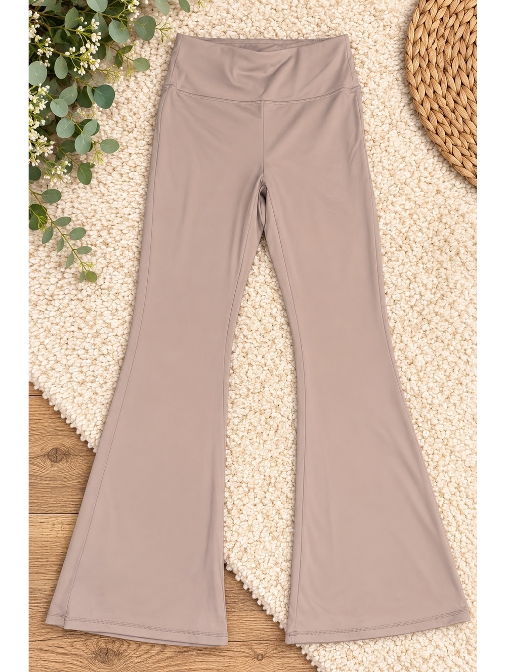 Primark Women's Taupe Flared Leggings Size Small